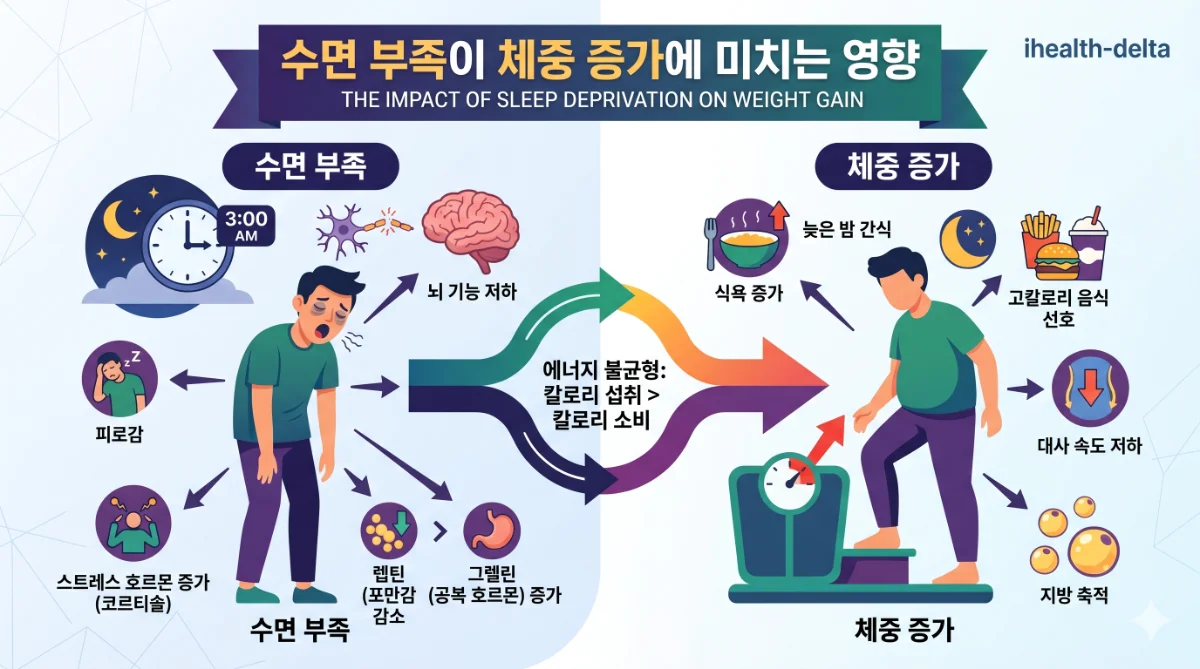 睡眠不足对体重增加的影响