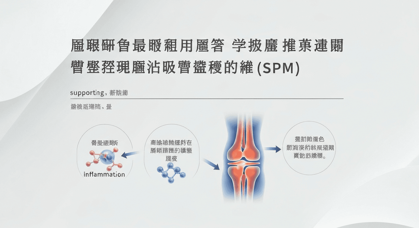 근육통과 관절통의 회복을 돕는 염증해소인자(SPM)