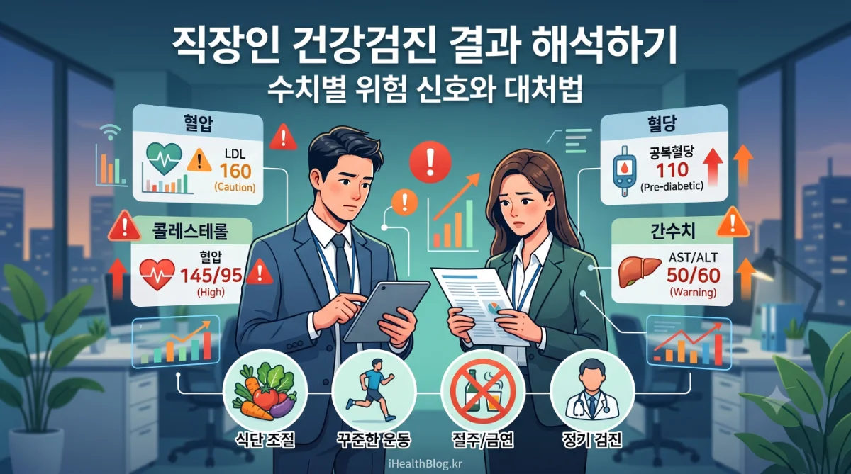 직장인 건강검진 결과 해석하기: 수치별 위험 신호와 대처법